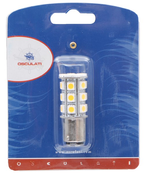 Lampadina LED SMD zoccolo BA15D per faretti