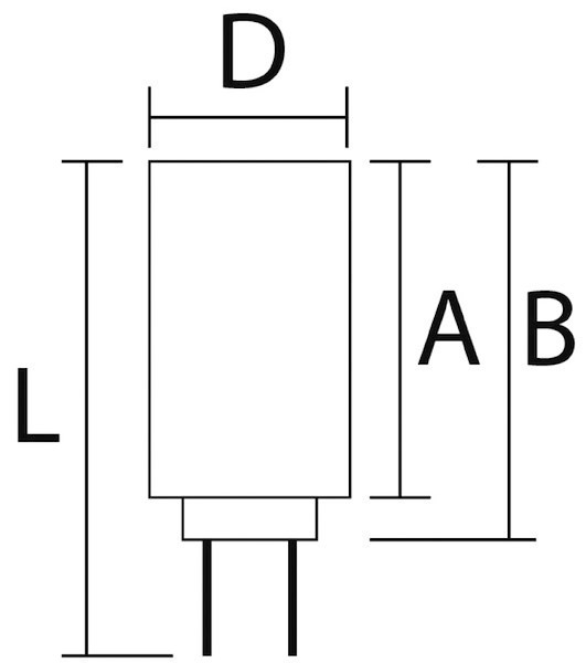 Lampadina LED SMD zoccolo G4 per faretti
