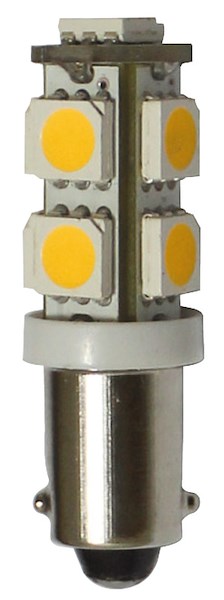 Lampadina LED per fanali, luci cortesia e luci di via zoccolo BA9S