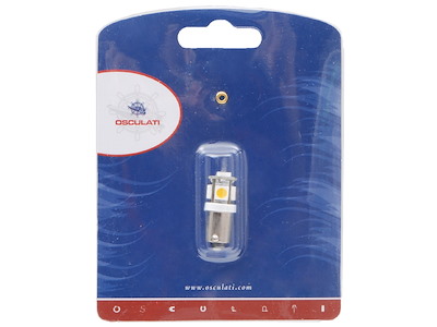 Lampadina LED per fanali, luci cortesia e luci di via zoccolo BA9S