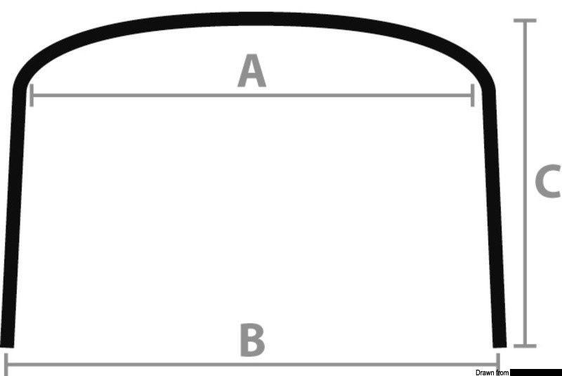 Capottina BIMINI DEPTH 4 archi alto