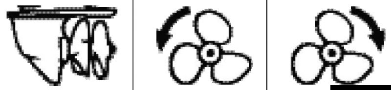 Eliche acciaio inox a 3 pale per DP 280/290 tipo C