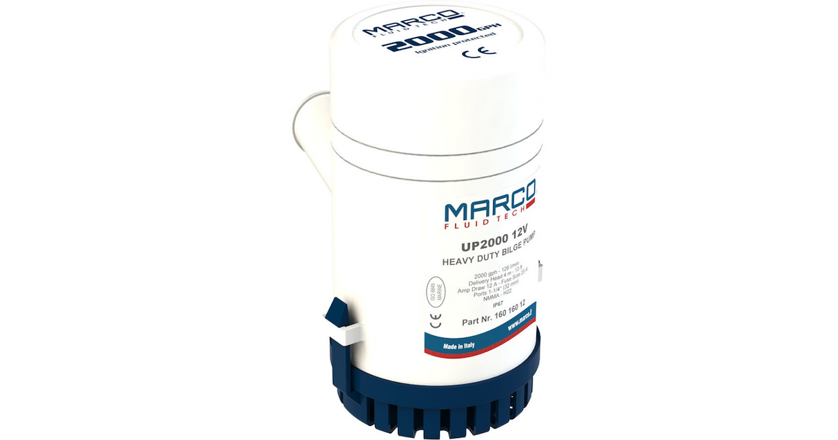 Pompa Di Sentina MARCO UP500 12V 32l/min - Made In Italy, Per Barche E Imbarcazioni - Foto 8