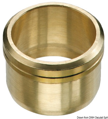 Ogiva in ottone per tubo rame 8 mm (blister 5 pz.) 