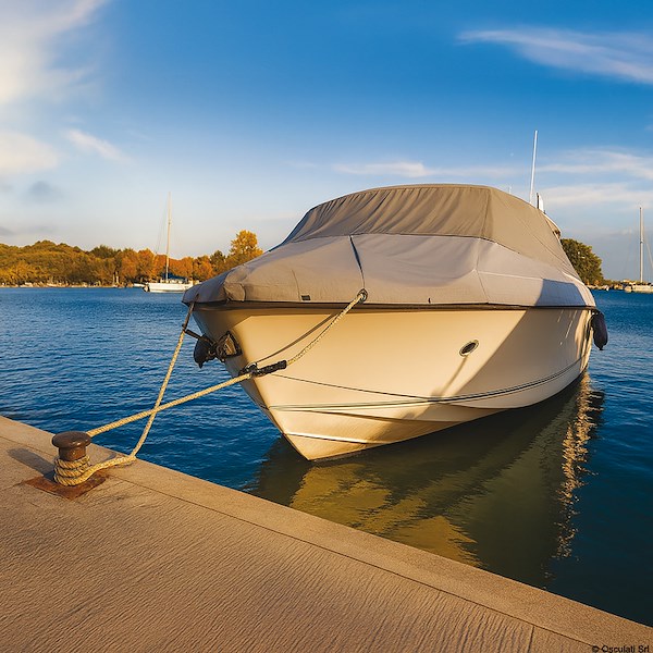 Telone per imbarcazioni aperte con guida centrale/pontate con parabrezza