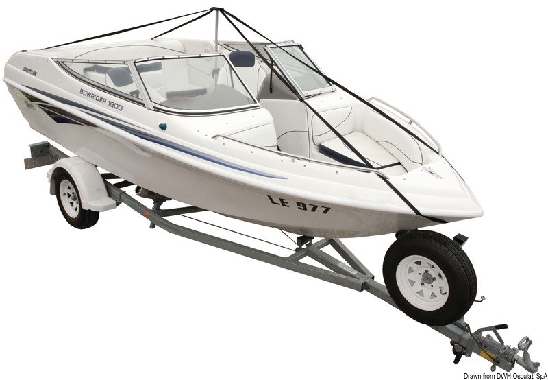 Supporto telescopico per teloni in alluminio 