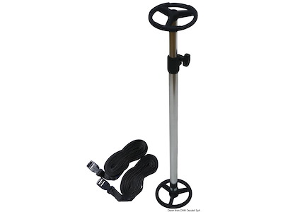 Supporto telescopico per teloni in alluminio 