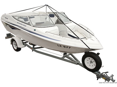 Supporto telescopico per teloni in alluminio 