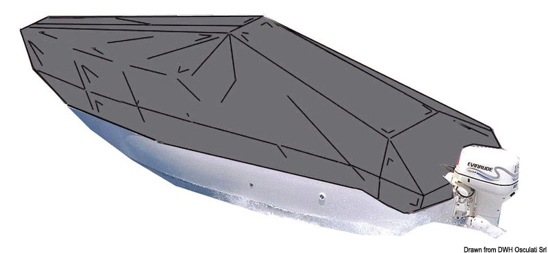 Telone per scafi aperti con console di guida centrale