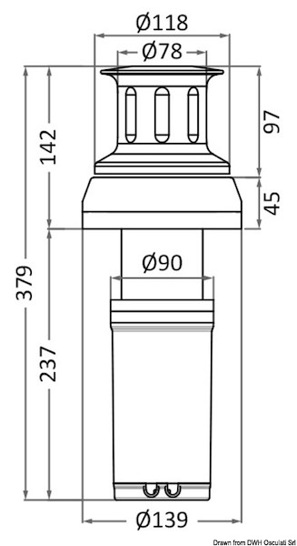 Verricello da tonneggio ITALWINCH Nestor V