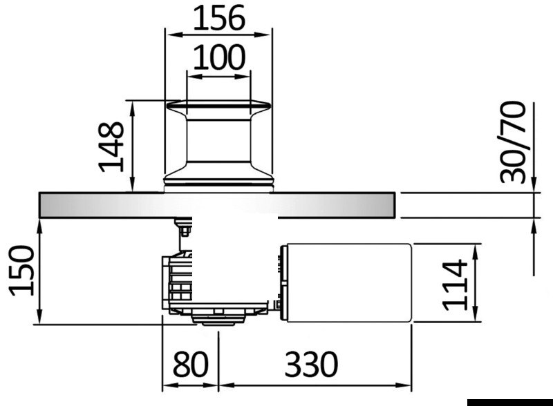 Verricello da tonneggio ITALWINCH Heron