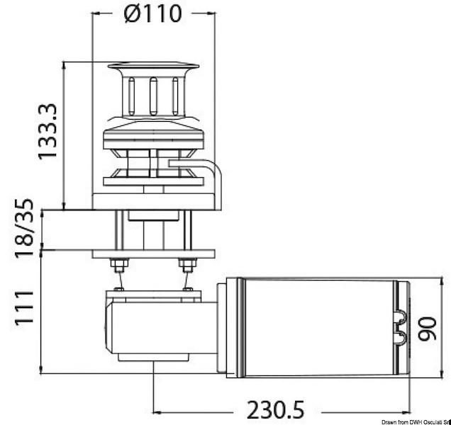 Verricello ITALWINCH Smart-R1 ultra compatto