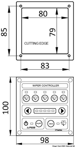 Pannello di comando intelligente per tergicristalli - universale