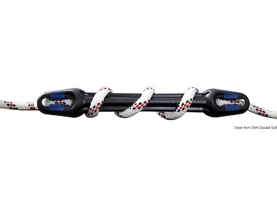 Ammortizzatore d'ormeggio UNIMER U-Cleat con blocco automatico della cima