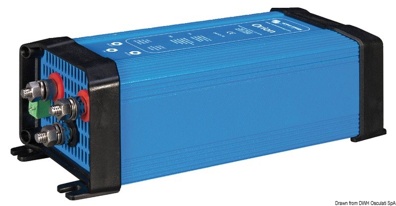 Convertitore di tensione VICTRON DC/DC di potenza non isolato, utilizzabile anche come carica batteria - Solo versione con uscita regolabile