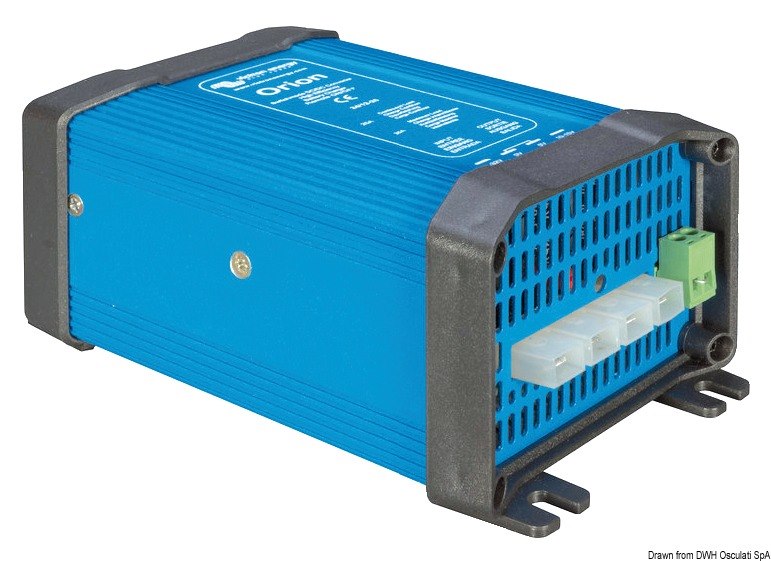 Convertitore di tensione VICTRON DC/DC di potenza non isolato, utilizzabile anche come carica batteria - Solo versione con uscita regolabile