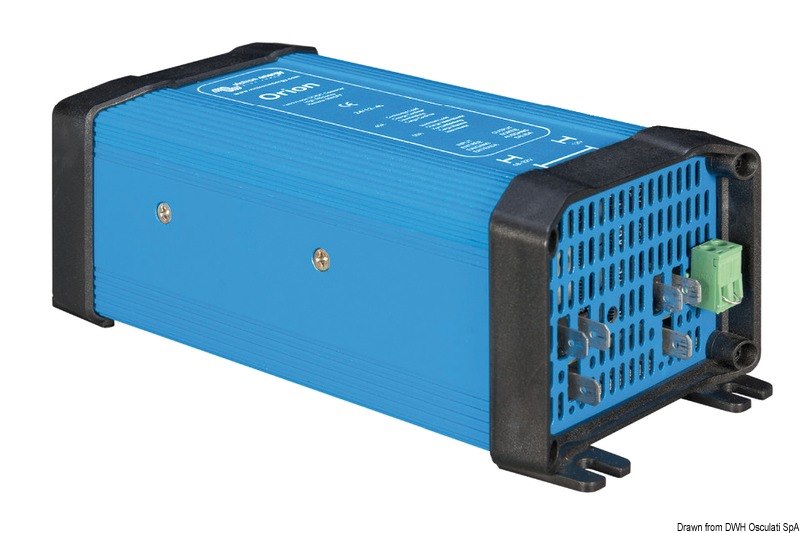 Convertitore di tensione VICTRON DC/DC di potenza non isolato, utilizzabile anche come carica batteria - Solo versione con uscita regolabile