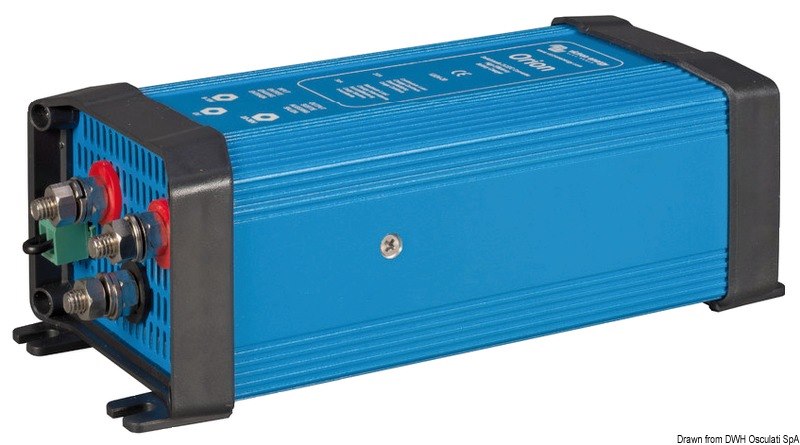 Convertitore di tensione VICTRON DC/DC di potenza non isolato, utilizzabile anche come carica batteria - Solo versione con uscita regolabile