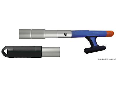 Gancio d'accosto professionale con testa in gomma