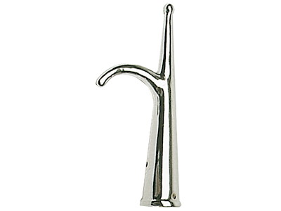 Gancio d’accosto in ottone cromato