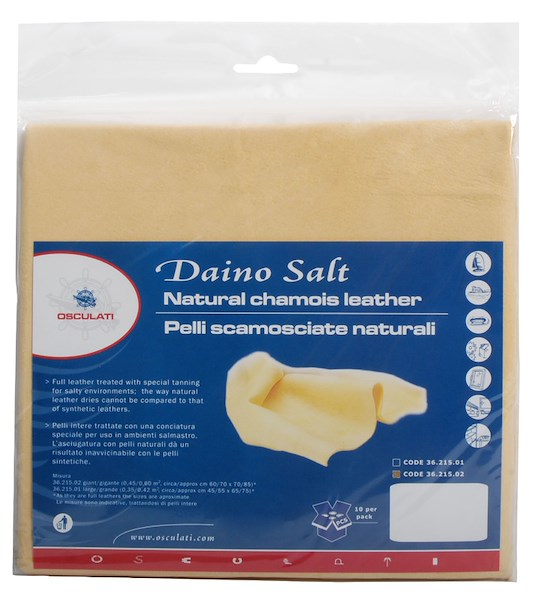 Pelle scamosciata naturale Daino Salt