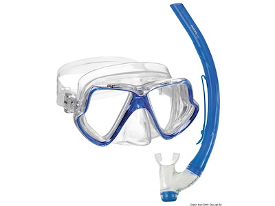 Set maschera e boccaglio MARES modello Zephir