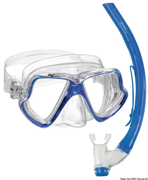 Set maschera e boccaglio MARES modello Zephir