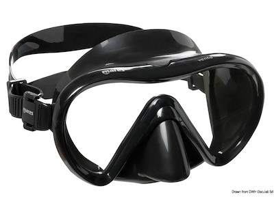 Maschera in silicone MARES modello Vento