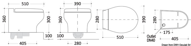 WC elettrico TECMA Silence Plus 2G (Generazione 2)