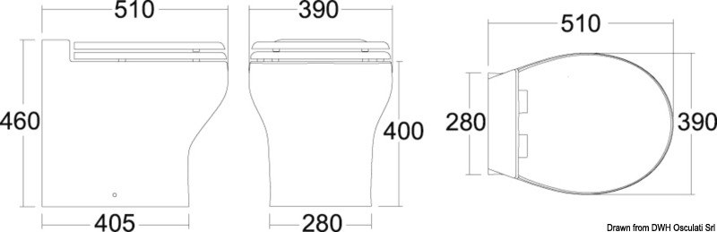 WC elettrico TECMA Silence Plus 2G (Generazione 2)
