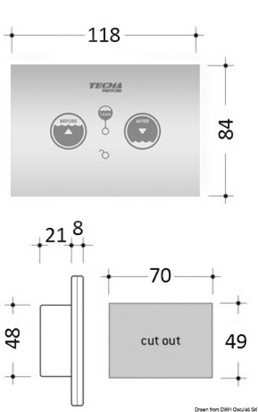 Ricambi per WC elettrici TECMA