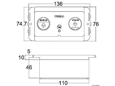 Ricambi per WC elettrici TECMA