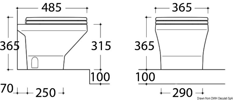 WC elettrico TECMA Compass