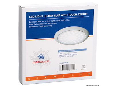 Plafoniera LED a sporgenza ridotta