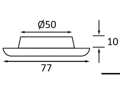 Plafoniera LED da incasso BATSYSTEM Nova II