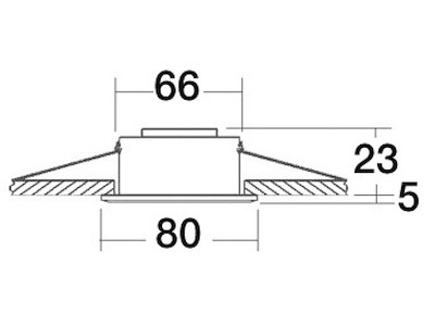 Plafoniera Asterope lucida 