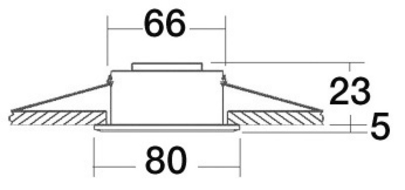 Plafoniera Asterope lucida 