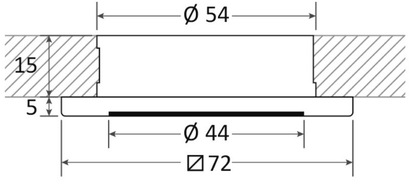 Plafoniera LED ad incasso ridotto Propus dimmerabile