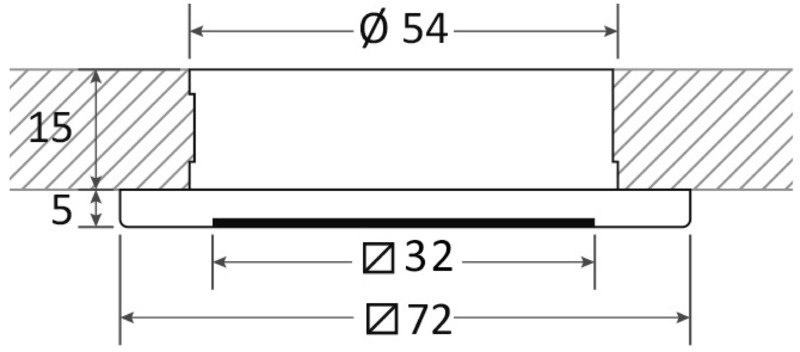 Plafoniera LED ad incasso ridotto Bos dimmerabile