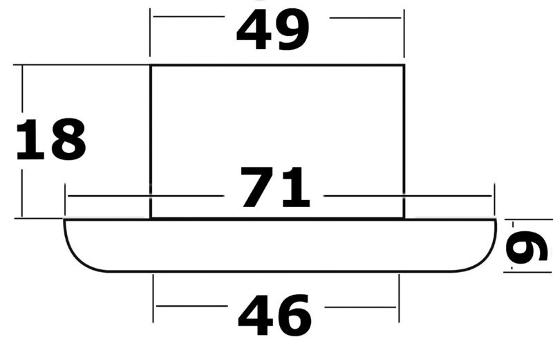 Faretto LED Syntesis finitura acciaio inox 