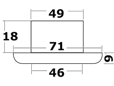 Faretto LED Syntesis finitura acciaio inox 