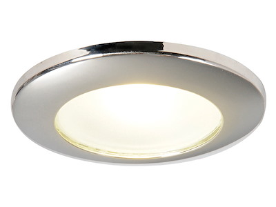 Faretto LED Syntesis finitura acciaio inox 