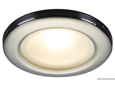 Plafoniera LED da incasso Vega II bianco 