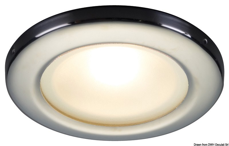 Plafoniera LED da incasso Vega II bianco 