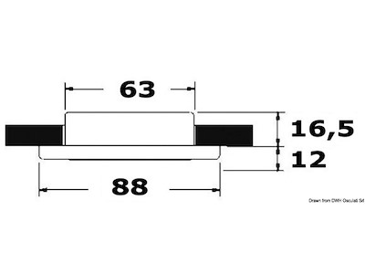 Plafoniera LED da incasso Vega II bianco 