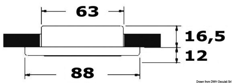 Plafoniera LED da incasso Vega II bianco 