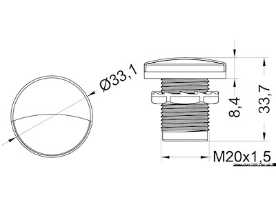 Luce di cortesia LED da incasso - verso il basso