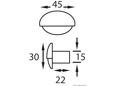 Luce cortesia Steeplight bianca LED bianco 