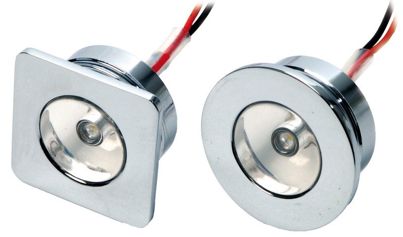 Luce di cortesia LED da incasso - frontale