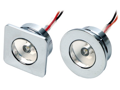 Luce di cortesia LED da incasso - frontale